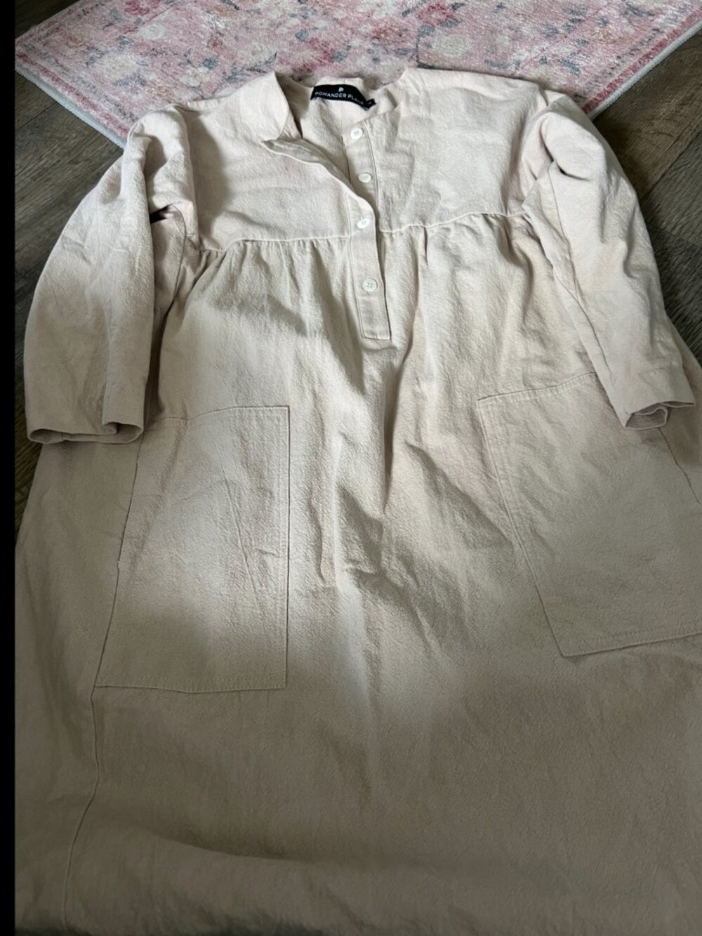 Pomander Place by Tuckernuck Fallon Babydoll Shirt Dress sz XS - Picture 8 of 13